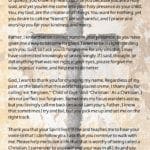 A Christian Simple Prayer of Thanks