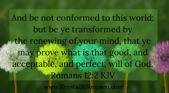 Romans 12:2 KJV