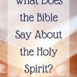 What Does the Bible Say About the Holy Spirit