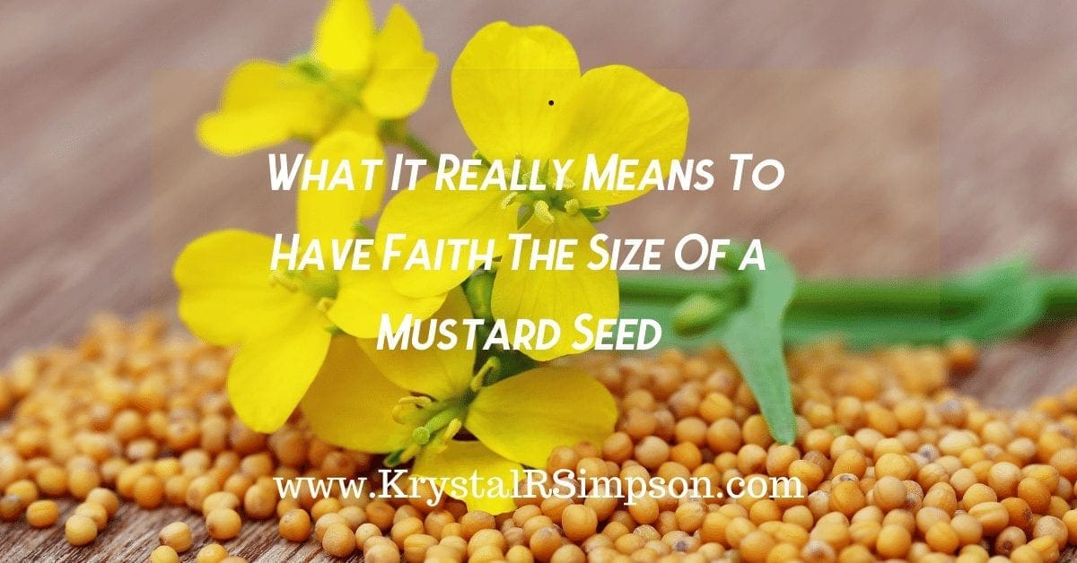What is Really Means To Have Faith The Size of A Mustard Seed