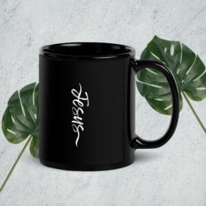 Jesus Black Ceramic coffee Mug