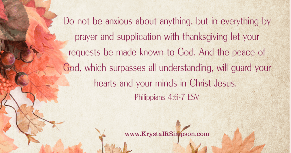 God's Provision Do Not be Anxious