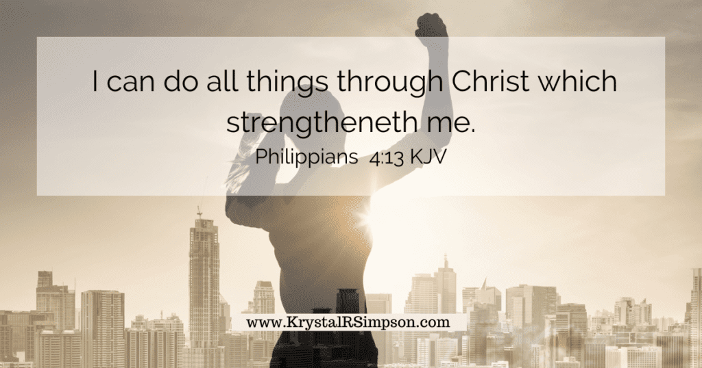 When Breaking Habits remember that we can do all things through Christ