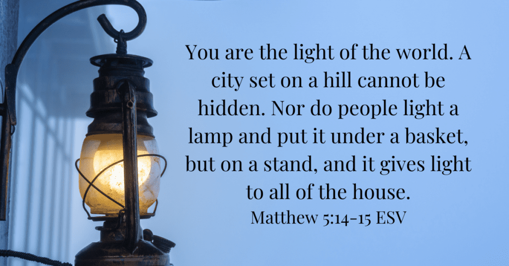 Give Light to all of the House Bible verse