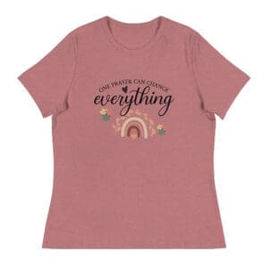 One Prayer Can Change Everything Boho T-Shirt